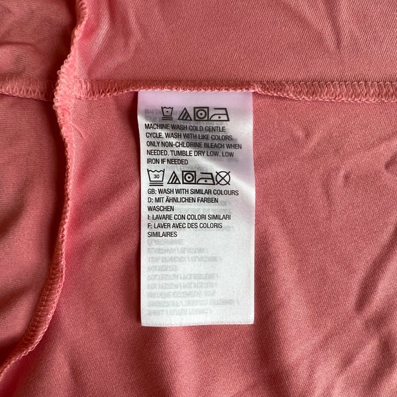 NWOT TA Tracy Anderson G.I.L.I. Pink Peplum Cami Tank - Picture 6 of 6